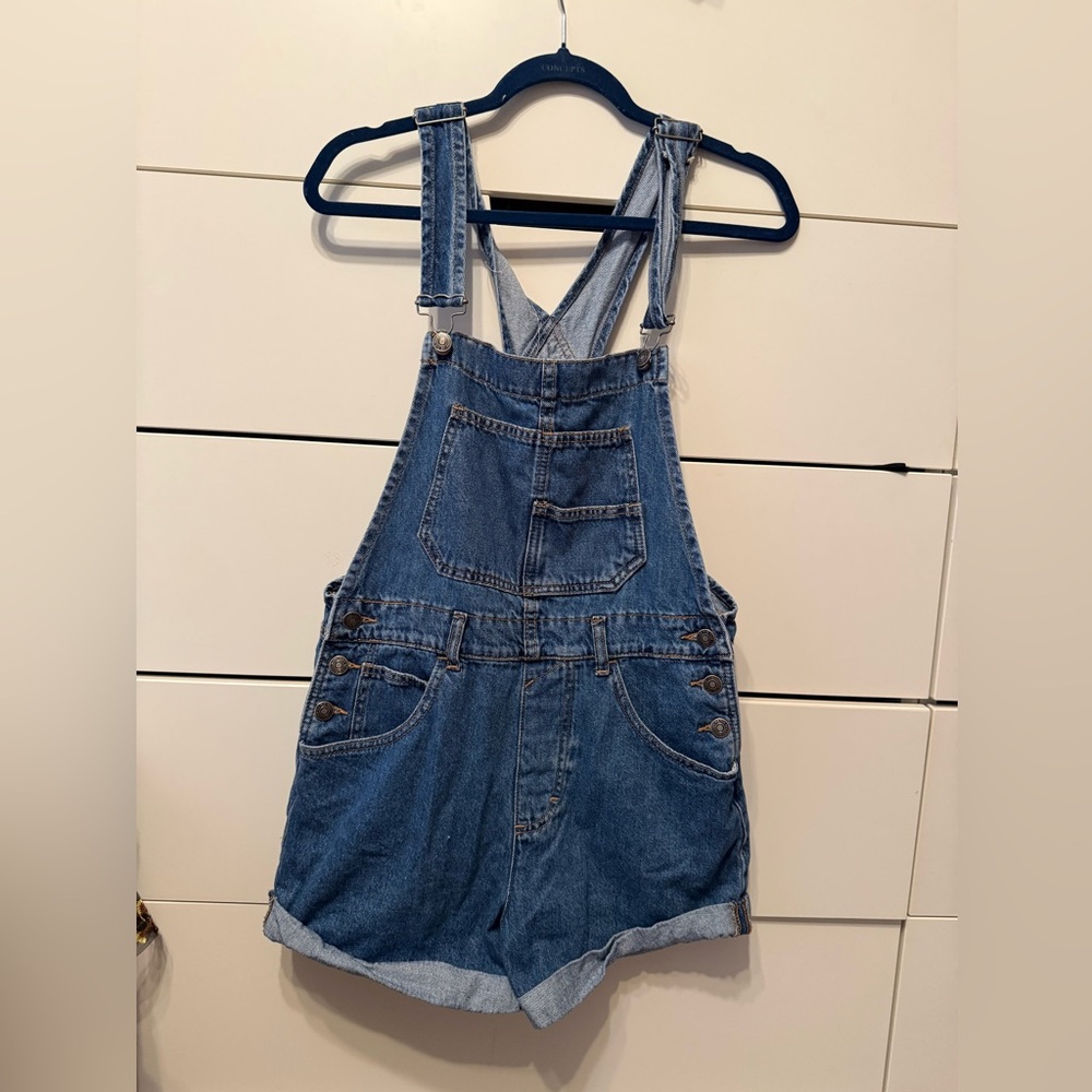 We The Free Blue Denim woman’s ziggy romper